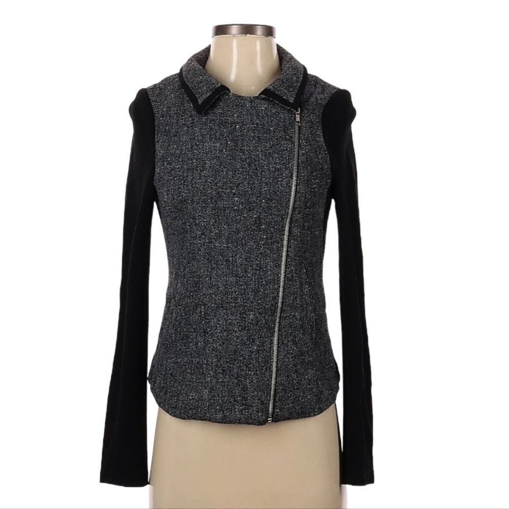 Tinley Road Asymmetrical Zipper Motorcycle Jacket Size Small